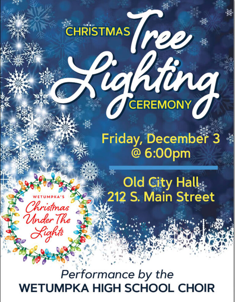Christmas on the Coosa Annual Tree Lighting The City of Wetumpka
