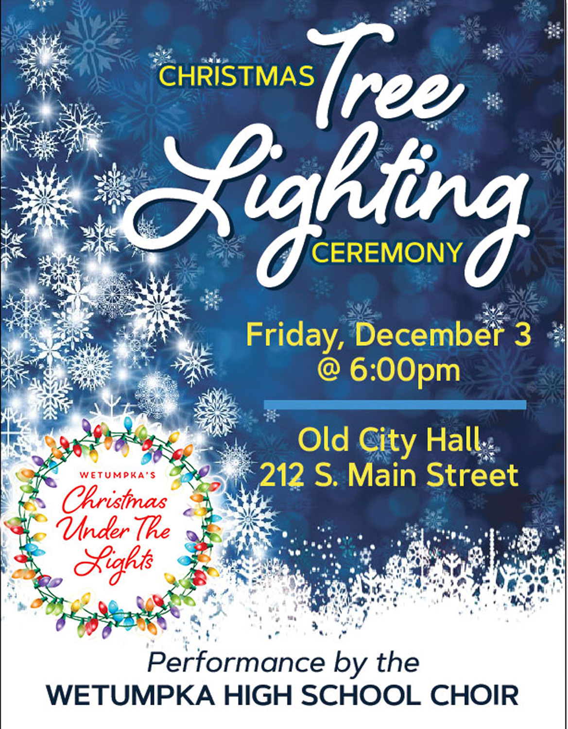 Christmas On The Coosa 2022 Christmas On The Coosa Annual Tree Lighting - The City Of Wetumpka