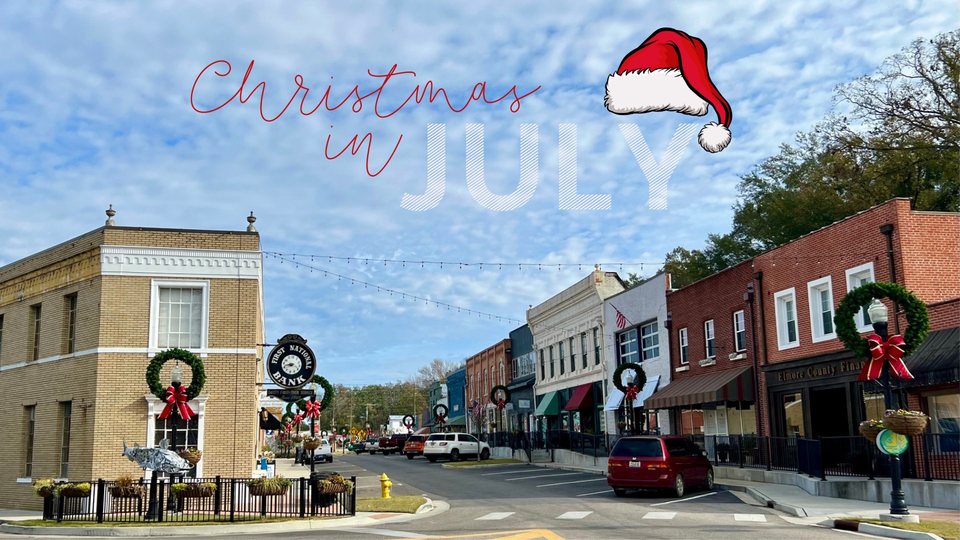 Downtown Wetumpka Christmas in July